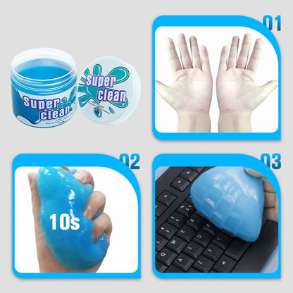 【🎁Božićna ponuda🎄】Univerzalni ljepljivi gel za čišćenje (periv i višekratno upotrebljiv)【🔥Kupi 1 dobi 1 gratis🔥】