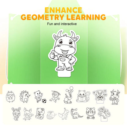 【🎁Božićna ponuda🎄】Knjiga za učenje 3D geometrije s povlačenjem užeta