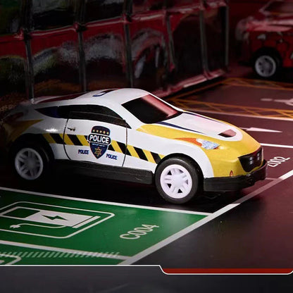 【🎁Božićna ponuda🎄】48 mini automobila na uvlačenje s ugrađenom garažom