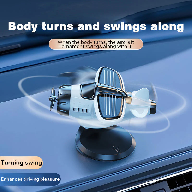 【🎁Božićna ponuda🎄】Božićni ukrasi u obliku aviona na solarni pogon