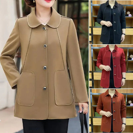 Jesen i zima Nova reverzibilna topla jakna srednje duljine