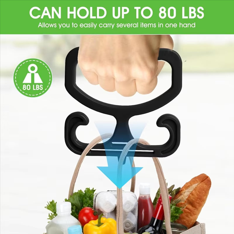 【🎁Božićna ponuda🎄】Kupite jedan, dobijte jedan gratis! Ručka za vrećicu za kupovinu – Nema više bolnih prstiju!