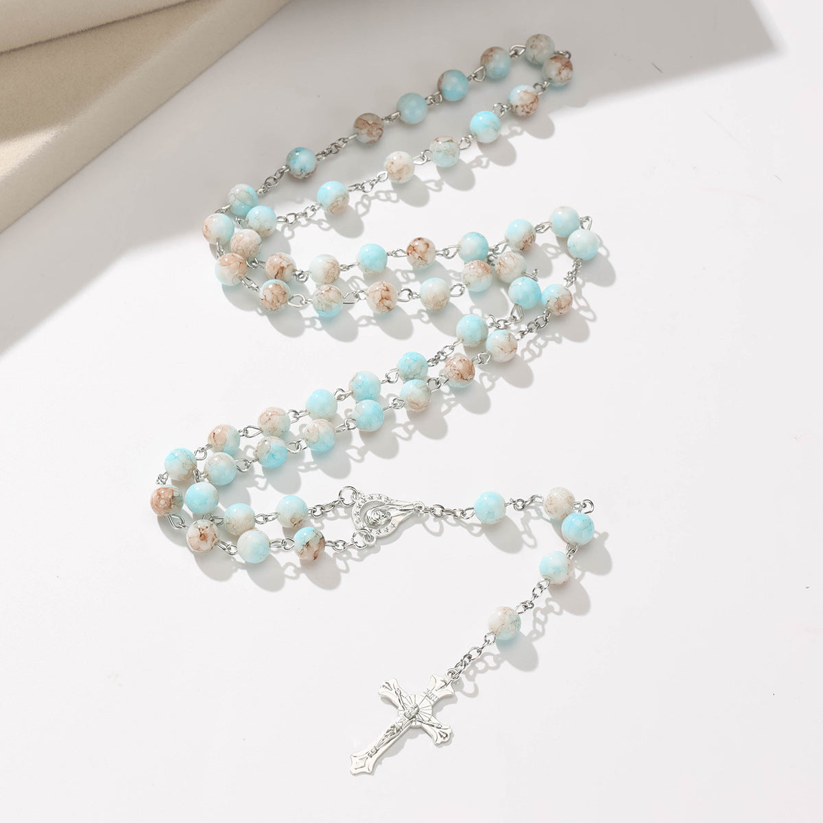 【🎉Κολιέ δώρου περιορισμένης διάρκειας❤️】Θήκη Ροζαρίου Παναγίας - Περιορισμένη Χειροποίητη Σειρά