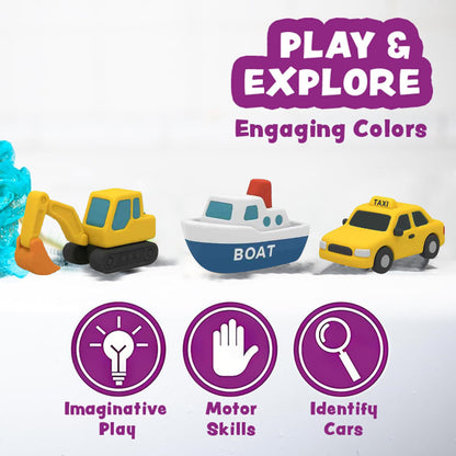 【🎁Vánoční nabídka🎄】🚒🚑 Set od 6 svijetlećih autića za hitne slučajeve! 🚓💦