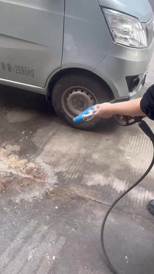 【🎁Božićna ponuda🎄】Trostruki perač pod pritiskom, jednostavna instalacija, čišćenje, rotirajuća turbinska mlaznica, plava