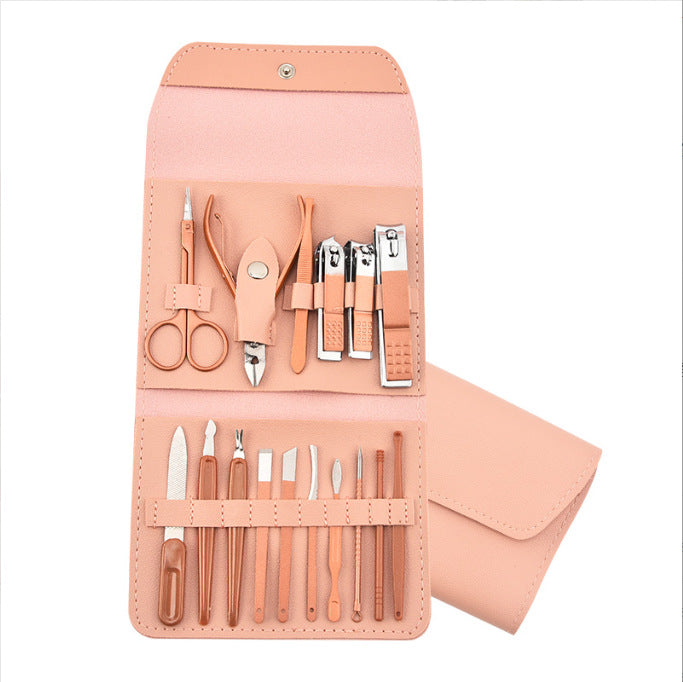 【🎁Božićna ponuda🎄】Set za njegu noktiju 16 dijelova (10 boja)