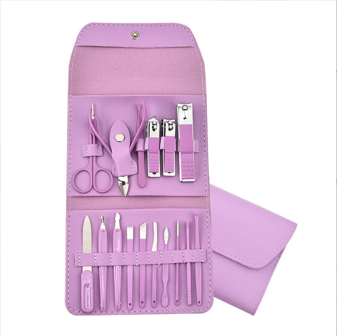 【🎁Božićna ponuda🎄】Set za njegu noktiju 16 dijelova (10 boja)