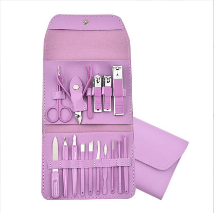 【🎁Božićna ponuda🎄】Set za njegu noktiju 16 dijelova (10 boja)