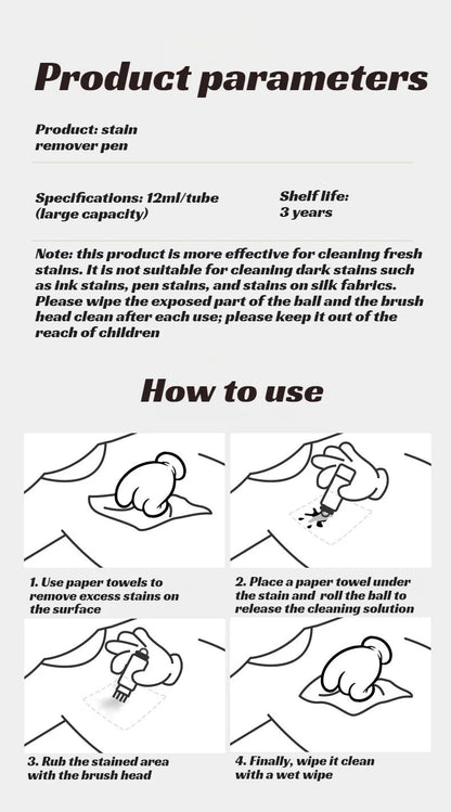 （🔥Kupi 1 dobi 1 gratis🔥）Prijenosna olovka za uklanjanje mrlja