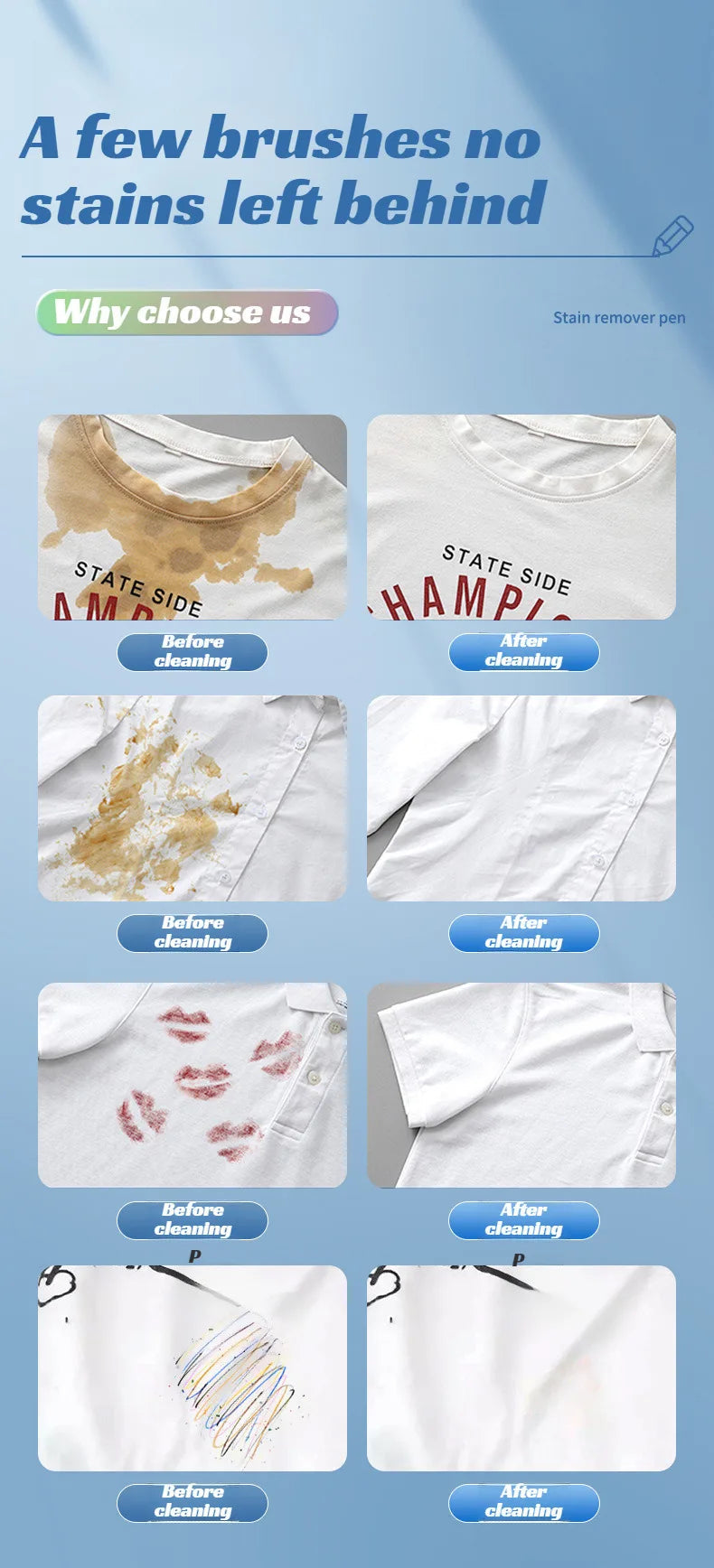 （🔥Kupi 1 dobi 1 gratis🔥）Prijenosna olovka za uklanjanje mrlja