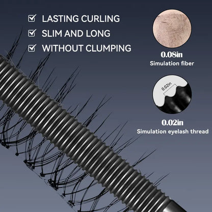 【🎁Božićna ponuda🎄】Vodootporna i na znoj otporna maskara za produljenje i uvijanje kose