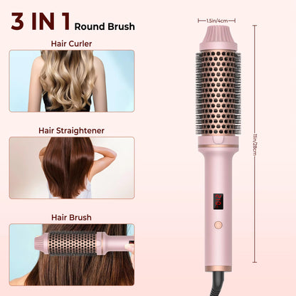 【🎁Božićna ponuda🎄】✨ 1.5” Electric Ceramic Hair Curling Brush ✨