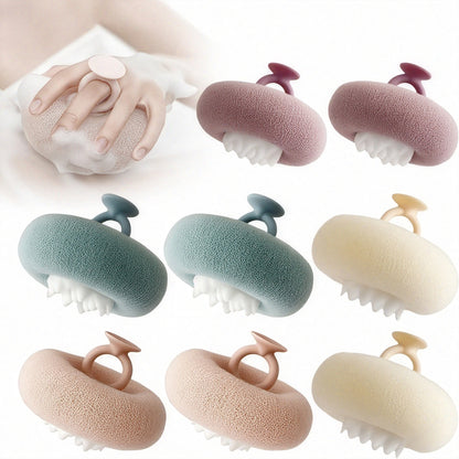 【🎁Božićna ponuda🎄】Piling spužva za tuširanje s vakuumskom čašicom u obliku suncokreta（🔥Kupi 1 dobi 1 gratis🔥）