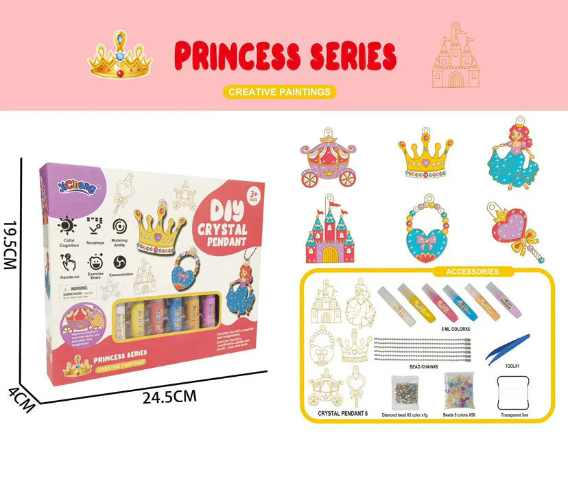 【🎁Božićna ponuda🎄】Set za umjetnost i obrt "uradi sam" s kristalnim bojama