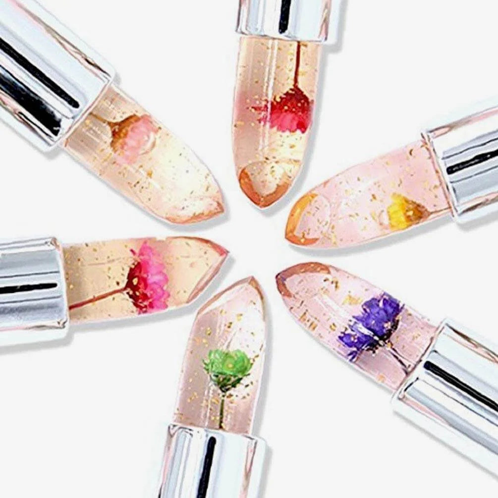 💄 1+1 GRATIS! Gel ruž s kristalnim cvijetom – mijenja boju prema tvojim usnama!