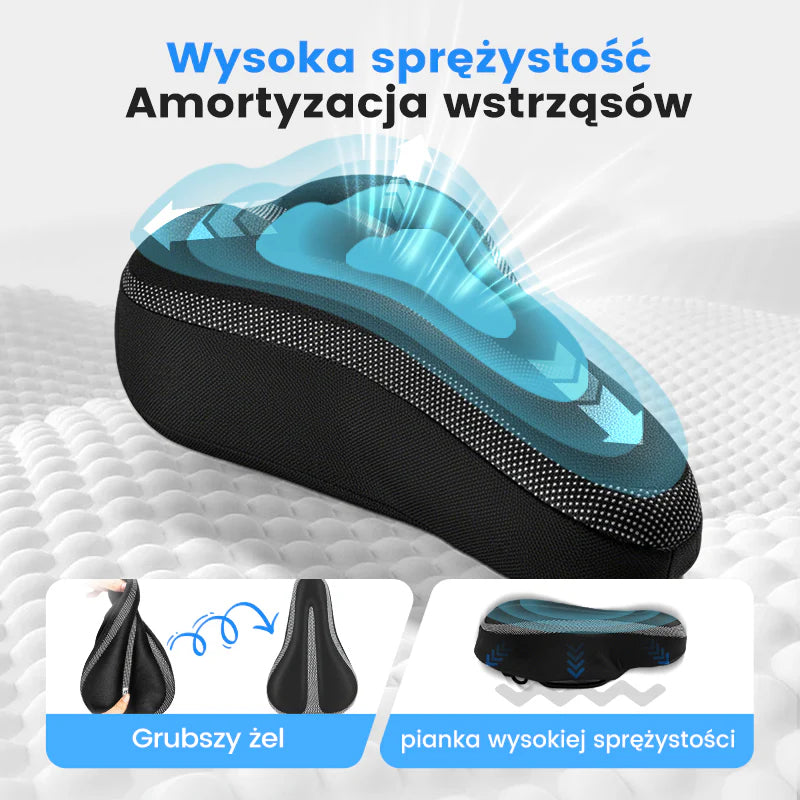 Wysoce sprężysta siodełko rowerowe