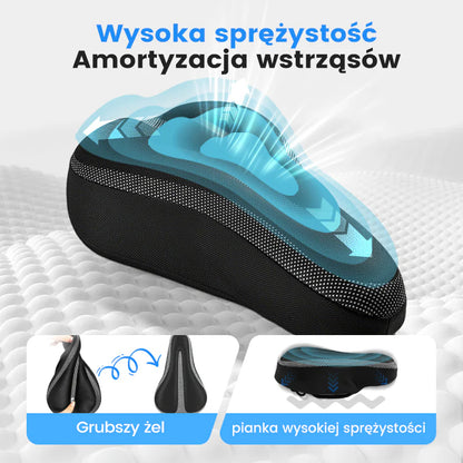 Wysoce sprężysta siodełko rowerowe