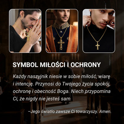 【🎁Božićna ponuda🎄】Ogrlica s privjeskom koji prikazuje Isusa