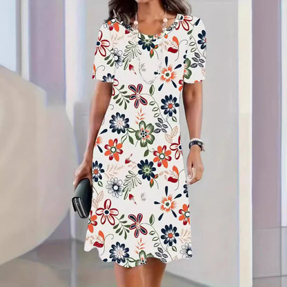 Elegantna haljina s printom