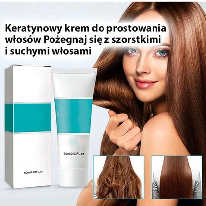 （🔥Kupi 1 dobi 1 gratis🔥）Krema za ravnanje kose s keratinom