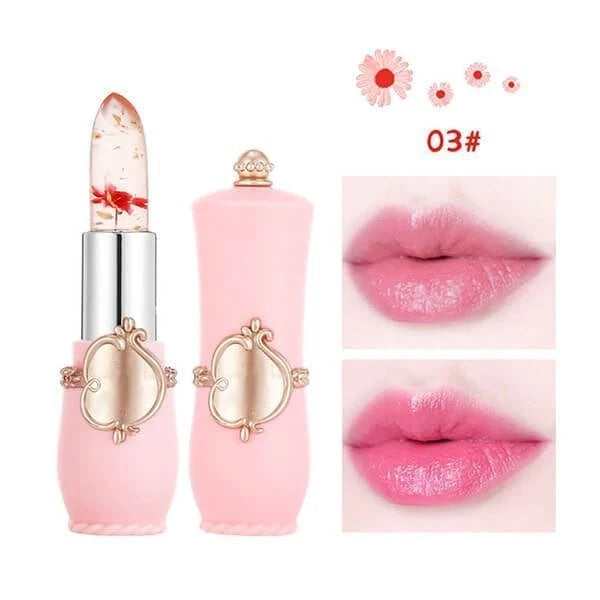 💄 1+1 GRATIS! Gel ruž s kristalnim cvijetom – mijenja boju prema tvojim usnama!