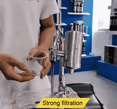 Pročišćivač vode od nehrđajućeg čelika 304 💧 Izdržljiv materijal, dug vijek trajanja i čista voda svaki dan.