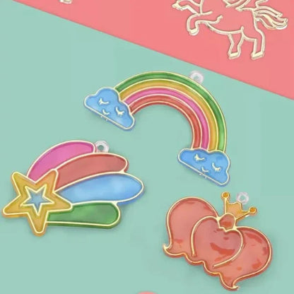 【🎁Božićna ponuda🎄】Set za umjetnost i obrt "uradi sam" s kristalnim bojama