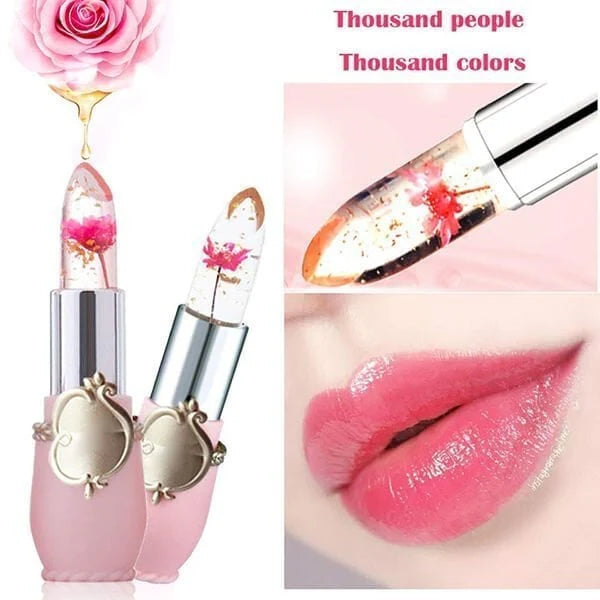 💄 1+1 GRATIS! Gel ruž s kristalnim cvijetom – mijenja boju prema tvojim usnama!