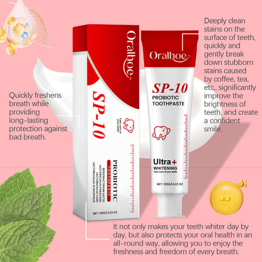 🎉Bljeskalica⚡ PRODANO 50 000+! Gotovo nestalo - 🎉🎉 Super probiotička pasta za zube Spring Mint Burst – jača caklinu, posvjetljuje osmijeh i pruža dugotrajnu svježinu, najbolji pokloni