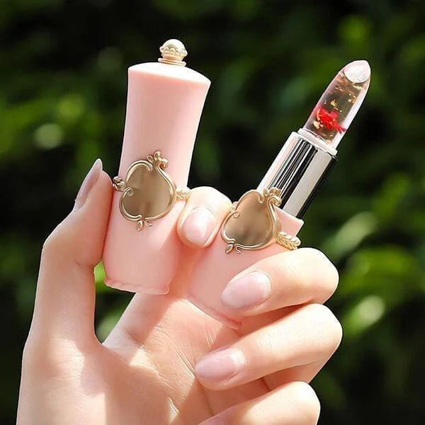 💄 1+1 GRATIS! Gel ruž s kristalnim cvijetom – mijenja boju prema tvojim usnama!