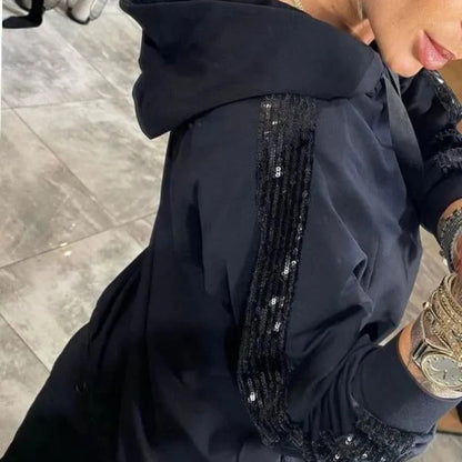 ✨Novo za jesen🔥 Ženski dvodijelni komplet od bluze i hlača s kapuljačom na vezicu