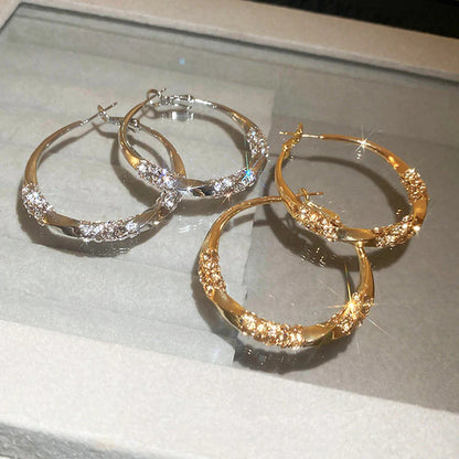 【🎁Božićna ponuda🎄】Kružni privjesci s cirkonima