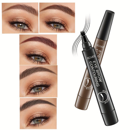 【🎁Božićna ponuda🎄】Olovka za obrve Wild Water s četiri četkice, dugotrajna, otporna na razmazivanje, vodootporna, otporna na znoj i otporna na blijeđenje（🔥Kupi 1 dobi 1 gratis🔥）