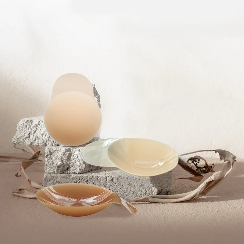 Varrat nélküli, push-up, mellnövelő, öntapadós mellbimbópajzsok nőknek