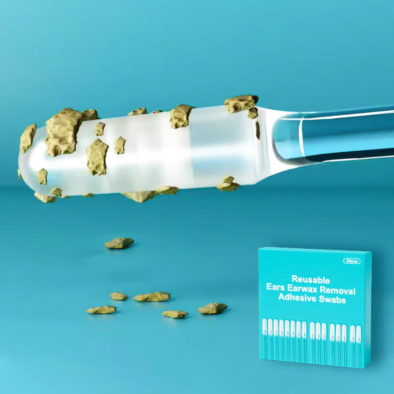 【🎁Božićna ponuda🎄】Višekratne ljepljive blazinice za uklanjanje ušnog voska（🔥Kupi 1 dobi 2 gratis🔥）