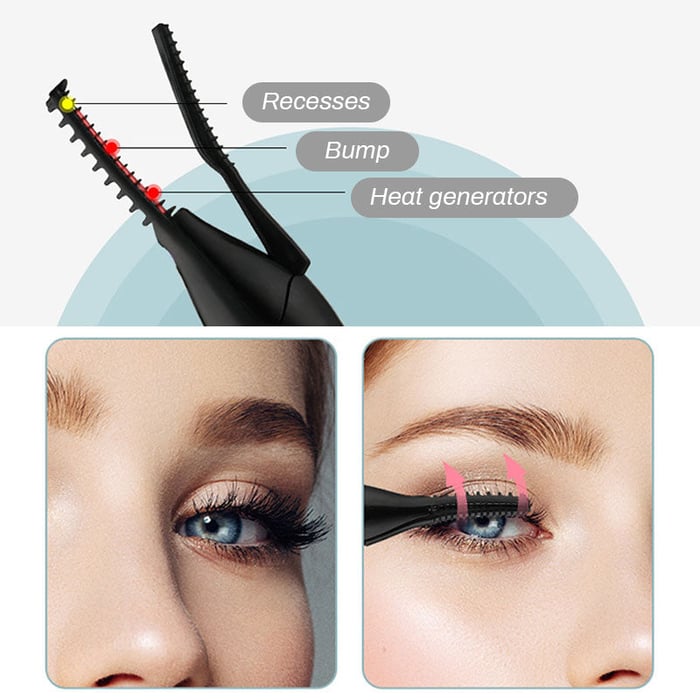 Električni uvijač za trepavice za trenutni glamur ✨ Blink & Dazzle!