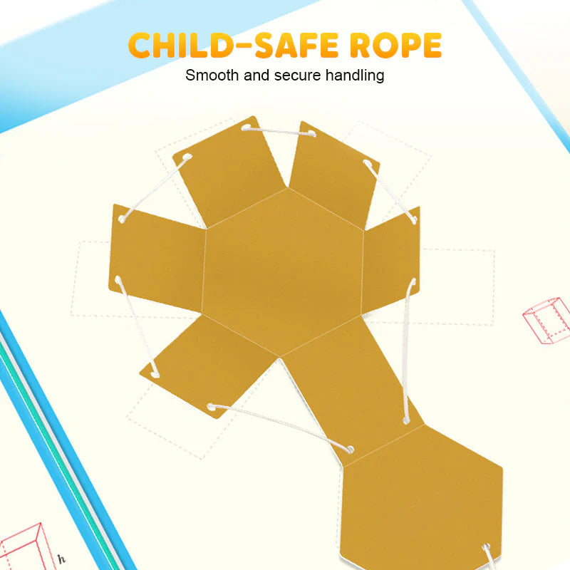 【🎁Božićna ponuda🎄】Knjiga za učenje 3D geometrije s povlačenjem užeta