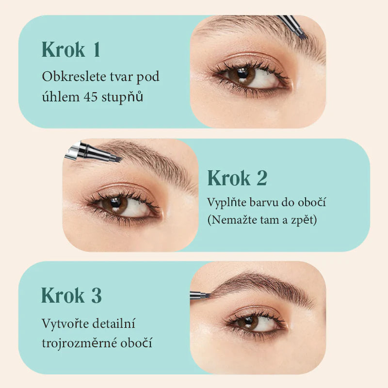 Višenamjenska olovka za obrve s 4 vrha（🔥Kupi 1 dobi 1 gratis🔥）