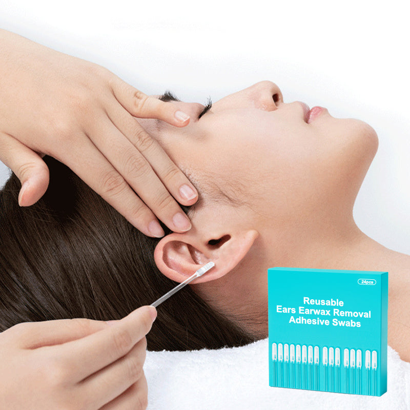 【🎁Božićna ponuda🎄】Višekratne ljepljive blazinice za uklanjanje ušnog voska（🔥Kupi 1 dobi 2 gratis🔥）