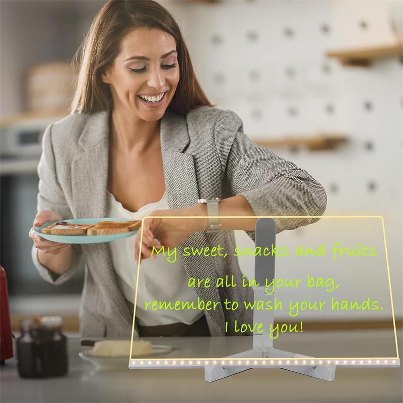 【🎁Božićna ponuda🎄】LED ploča za pisanje rukom 【sa 7 olovki u boji】