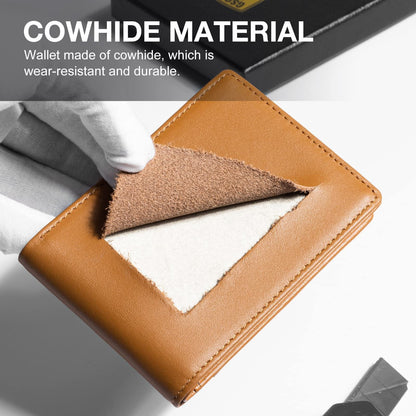 【🎁Χριστουγεννιάτικη προσφορά🎄】Tradicionalna izrada, ručno izrađeni kožni novčanik