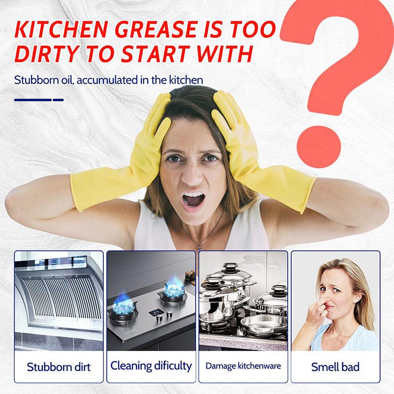 【🎁Božićna ponuda🎄】Višenamjensko, učinkovito pjenasto sredstvo za čišćenje kuhinje（🔥Kupi 1 dobi 1 gratis🔥）