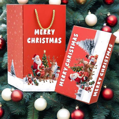 【🎉Božićna ponuda🎄】Jedinstvena sklopiva božićna poklon kutija