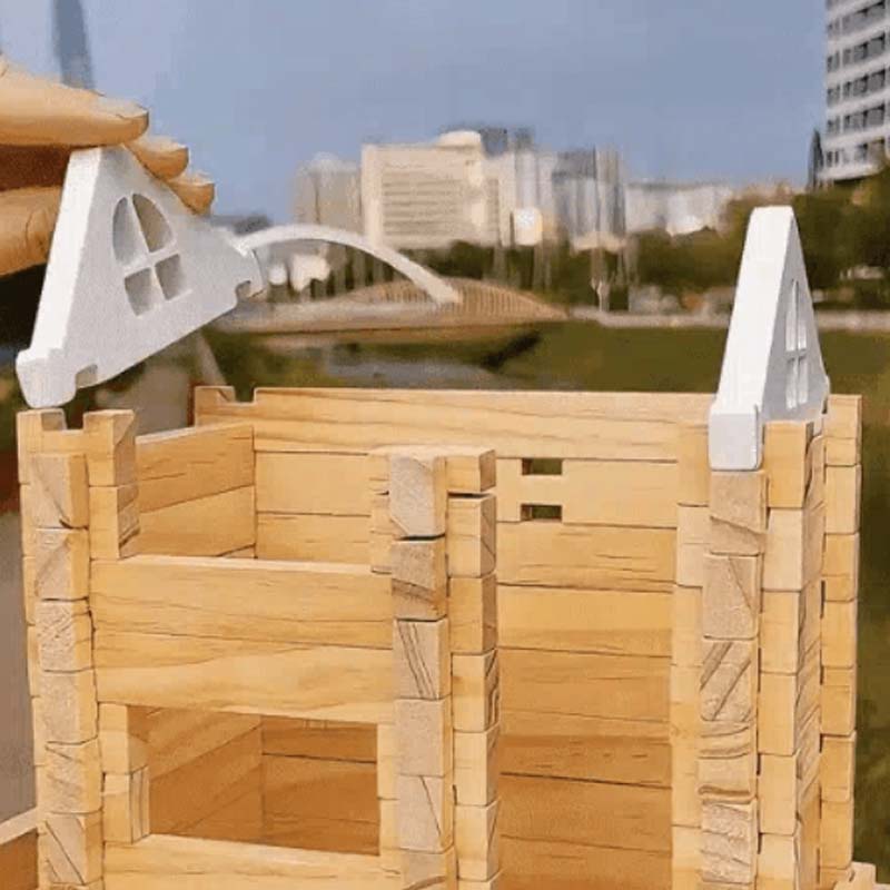 【🎁Božićna ponuda🎄】Edukativne drvene građevne kocke