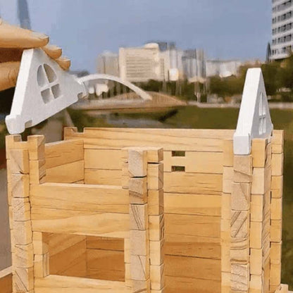 【🎁Božićna ponuda🎄】Edukativne drvene građevne kocke