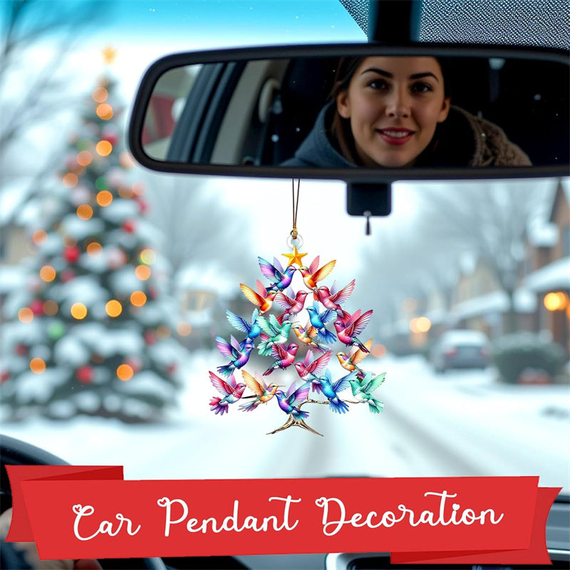 【🎁Božićna ponuda🎄】Božićni ukras s akrilnim kolibrijem（🔥Kupi 1 dobi 1 gratis🔥）