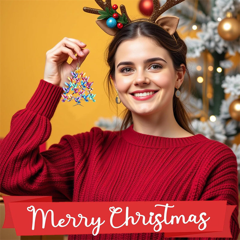 【🎁Božićna ponuda🎄】Božićni ukras s akrilnim kolibrijem（🔥Kupi 1 dobi 1 gratis🔥）