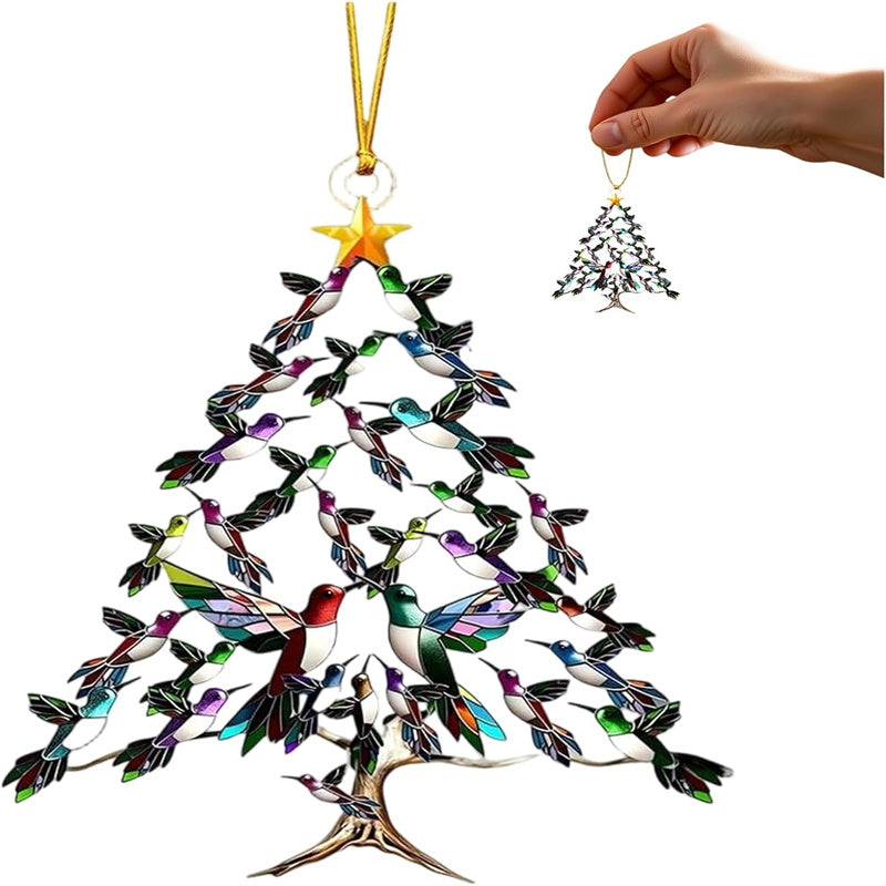 【🎁Božićna ponuda🎄】Božićni ukras s akrilnim kolibrijem（🔥Kupi 1 dobi 1 gratis🔥）