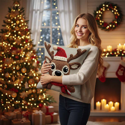 【🎁Božićna ponuda🎄】Blagdanska božićna jastučnica（🔥Kupi 1 dobi 1 gratis🔥）